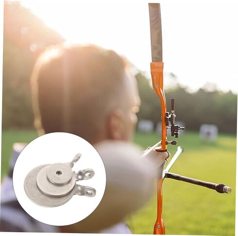 9pcs Stainless Steel Gong Target for Outdoor Training and Competition Portable Metal Target with Hole High Strength and Reliable Design for Precision Practice in Saudi Arabia