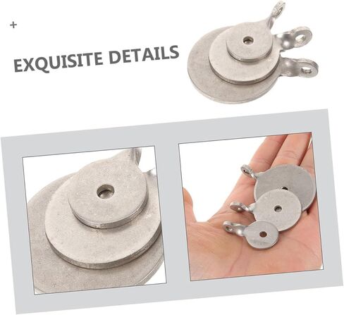 9pcs Stainless Steel Gong Target for Outdoor Training and Competition Portable Metal Target with Hole High Strength and Reliable Design for Precision Practice in Saudi Arabia