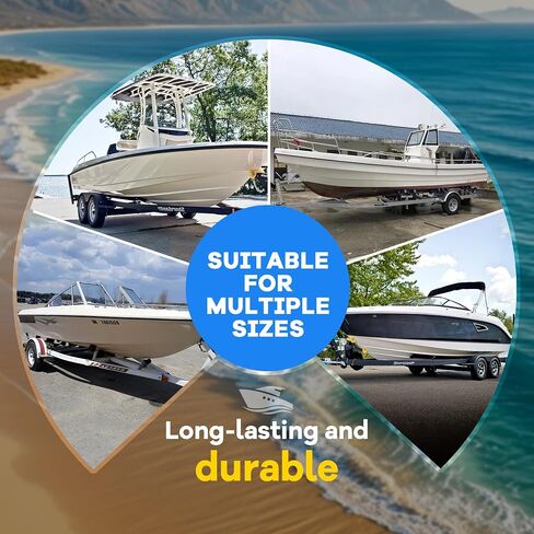 2PCS Carpeted Boat Trailer Bunks, Boat Trailer Bunks, Felt Fabric & Marine Grade Lumber Boat Trailer Guides, Boat Trailer Side Bunks, Protect Boat During Loading and Towing in Saudi Arabia