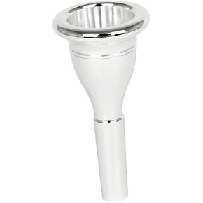 13.3mm Silver CNC Plated Brass Tuba Mouthpiece Replacement Part for Brass Instruments Compatible Tuba Enhanced Sound in Kuwait