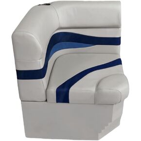 طقم وسائد زاوية نصف قطرها عوامة من سلسلة Elite مع قاعدة 3207-3011 (أبيض/كحلي/أزرق) in Kuwait