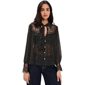 Sea Women's Melody Polka-Dot Long Sleeve Top in Kuwait