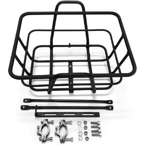 EMOJO Bike Basket Front Bicycle Aluminum Alloy Basket 55Lb Large Capacity Bike Cargo Basket for Most Electric Bikes and Cycling Bike in Saudi Arabia
