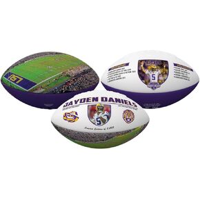 NIKCO SPORTS Jayden Daniels 2024 Draft Football | Limited Edition of 2,024 | Heisman Trophy Winner | Exclusive College NCAA Tigers Collectible Gift Fan Memorabilia with Certificate of Authenticity in Saudi Arabia