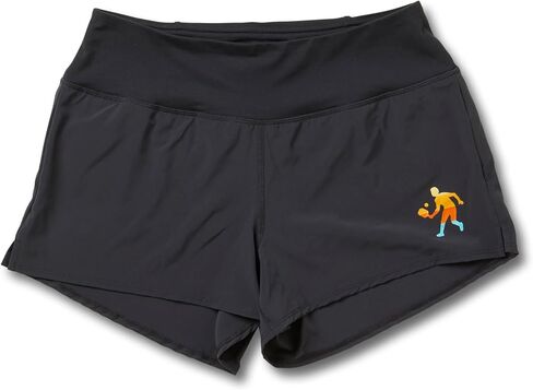 Women's Pickleball Court Play Short, XS-XL, Black/Graphite/Navy, 3.5" Inseam, Performance Polyester Spandex in Saudi Arabia