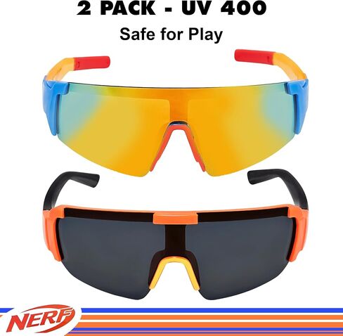 ARKAID NERF Sunglasses for Boys | Wraps for Active Outdoor Play | UV 400 | One Size Fits Most Kids in Saudi Arabia