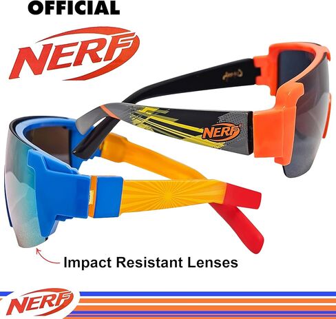 ARKAID NERF Sunglasses for Boys | Wraps for Active Outdoor Play | UV 400 | One Size Fits Most Kids in Saudi Arabia