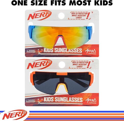 ARKAID NERF Sunglasses for Boys | Wraps for Active Outdoor Play | UV 400 | One Size Fits Most Kids in Saudi Arabia