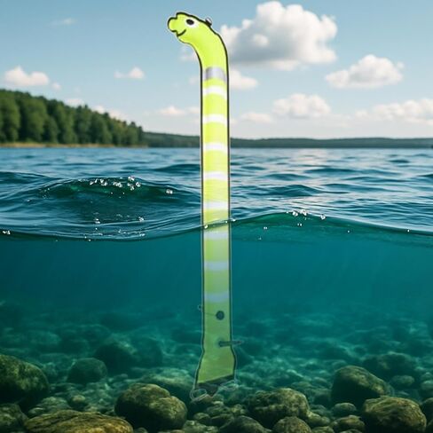 Yiju Surface Marker Buoy Inflatable Tube Highly Visible Snorkeling Scuba Marking Location of Divers Surface Marker Signal Tube in Kuwait