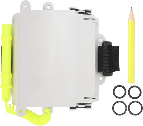 Diving Wrist Writing Slate Underwater Adjustable Write Slate with Pencil Dive Accessory Durable ABS Material Erasable Reusable for Scuba Diving Snorkeling in Saudi Arabia