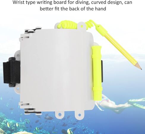 Diving Wrist Writing Slate Underwater Adjustable Write Slate with Pencil Dive Accessory Durable ABS Material Erasable Reusable for Scuba Diving Snorkeling in Saudi Arabia