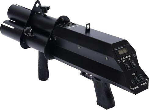 Electric Confetti Cannon Launcher Handheld Confetti Machine, 3 Head Portable Confetti Blower Gun Rechargeable Confetti Shooter with 3500mAh Built-in Battery for 2.2in Confetti E-Cartridge in Saudi Arabia