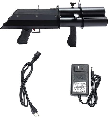 Electric Confetti Cannon Launcher Handheld Confetti Machine, 3 Head Portable Confetti Blower Gun Rechargeable Confetti Shooter with 3500mAh Built-in Battery for 2.2in Confetti E-Cartridge in Saudi Arabia