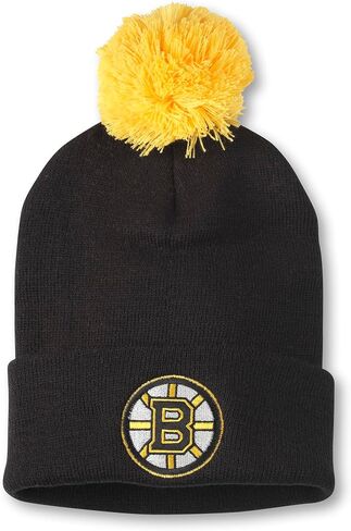 AMERICAN NEEDLE Unisex National Hockey League Team Officially Licensed NHL Cuffed Knit Pom Beanie in Saudi Arabia