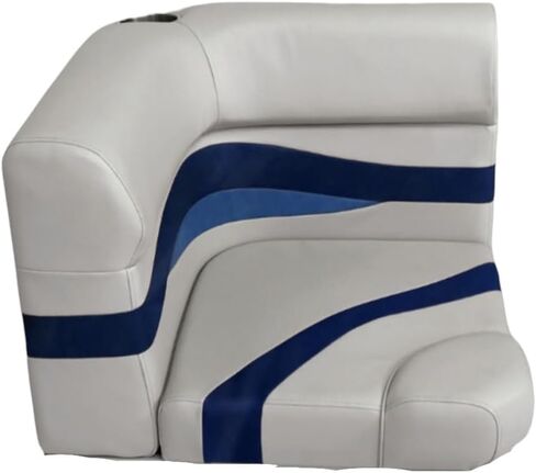 طقم وسائد زاوية نصف قطرها عوامة من سلسلة Elite مع قاعدة 3207-3011 (أبيض/كحلي/أزرق) in Kuwait