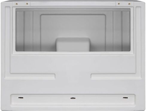 Elite Series 28" Pontoon Bench Seat Cushion Set with base 3200-3009 (White/Navy/Blue) in Kuwait