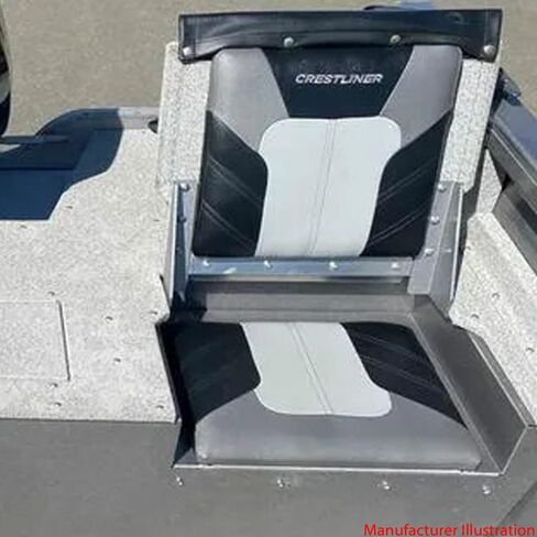 Crestliner Boat Jump Seat Cushions 2271974 | Black Gray in Saudi Arabia