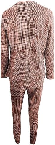 Womens 2 Piece Outfits Office Pants Suits Dressy Business Casual Outfits Professional Blazer Sets Work Pant Suits in Saudi Arabia