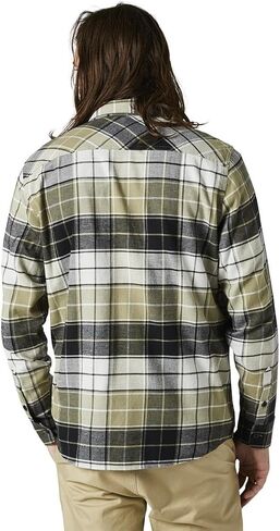 جيرسي Fox Racing Grainz Utility Flannel - Men's Bark، L in Saudi Arabia
