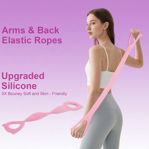 Pilates Ring Set –Home Pilates Equipment for Women Kit with a 14-inch Pilates Ring and 9.8-inch Pilates Ball,5 Resistance Bands for Beginners—Train Muscles, Flexibility & Core Strength at Home in Saudi Arabia