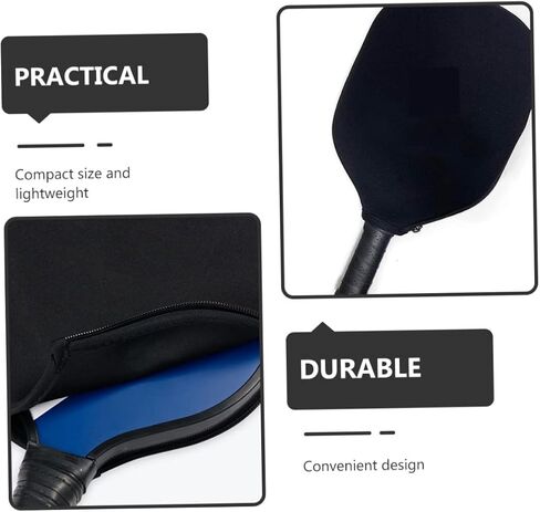 SUPVOX 2pcs Pickle Racket Cover Protect Zipper Neoprene Material in Saudi Arabia