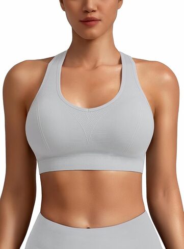 MIRITY Women Racerback Sports Bras - High Impact Workout Gym Activewear Bra Pack of 7 in Kuwait