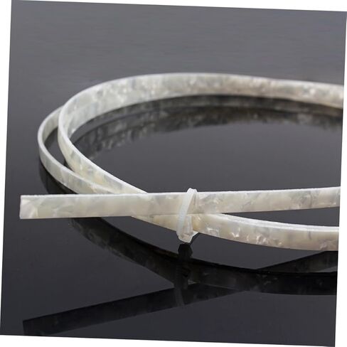 Milisten White Guitar Binding Strips Durable Color Binding for Acoustic Classical Guitar Ukulele for Luthiers and Makers in Saudi Arabia