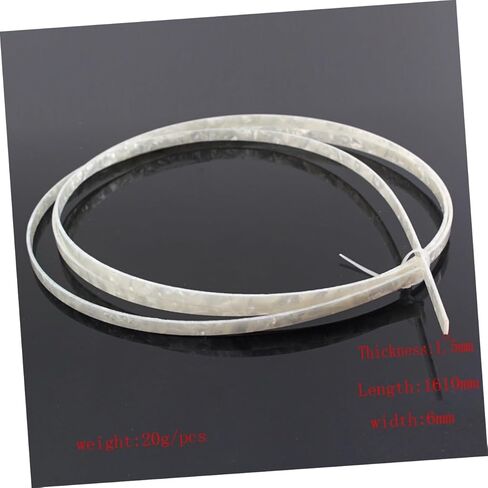 Milisten White Guitar Binding Strips Durable Color Binding for Acoustic Classical Guitar Ukulele for Luthiers and Makers in Saudi Arabia