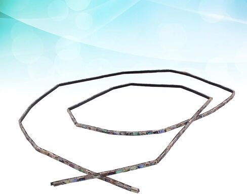 Colorful Abalone Shell Guitar Purfling Strip Durable Binding Trim for Guitar Ukulele Mandolin and Banjo Repairs High Grade Craftsmanship for DIY Projects in Saudi Arabia