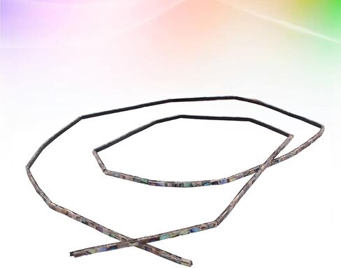 Colorful Abalone Shell Guitar Purfling Strip Durable Binding Trim for Guitar Ukulele Mandolin and Banjo Repairs High Grade Craftsmanship for DIY Projects in Saudi Arabia