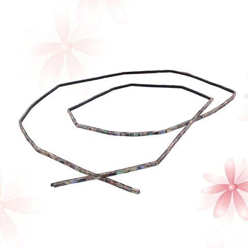 Colorful Abalone Shell Guitar Purfling Strip Durable Binding Trim for Guitar Ukulele Mandolin and Banjo Repairs High Grade Craftsmanship for DIY Projects in Saudi Arabia
