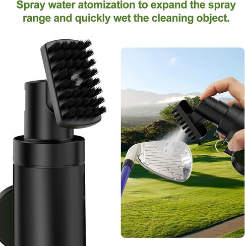 Premium Golf Club Cleaner Brush with Pressurized Water Sprayer – 5OZ Portable Club Brush for Quick Cleaning, Ideal Golf Accessories for Men – Caddy Splash Design in Saudi Arabia