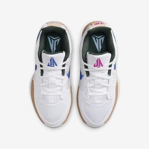 Nike Ja 2 'Big Kids' Basketball Shoes (FV5633-101, White/Hemp/Vintage Green/Astronomy Blue) in Saudi Arabia