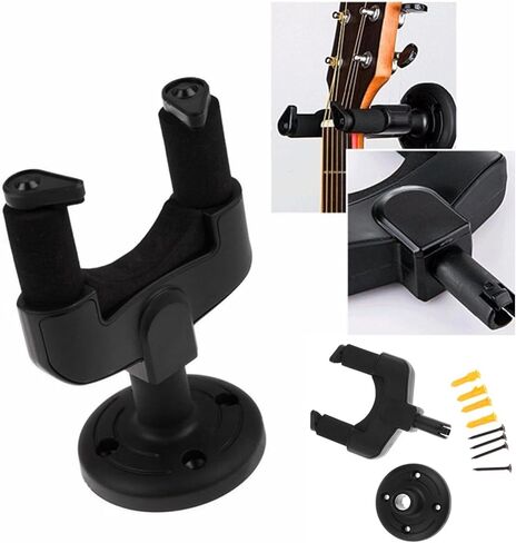 Guitar Wall Mount - Electric Guitar Wall Mount Hooks - Ukulele Rack Instrument Accessories for Mandolin Violin Banjo Display Collection Storage Organization in Saudi Arabia