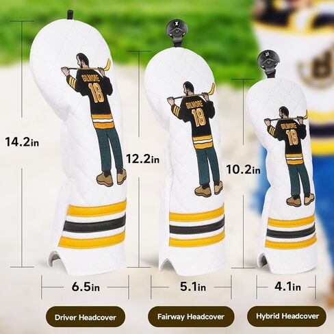 Golf Club Covers for Woods and Drivers Funny Movie Character, Driver |Fariway Wood |Hybrid Headcovers Exquisite Embroidery Craftsmanship in Saudi Arabia