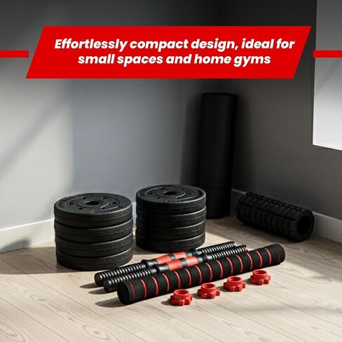 Adjustable Dumbbells Set-Non Slip Dumbbell Weight Set 22/44/66/88 Lb for Home Gym, Free Weights Dumbbells Set-All in One Dumbell Set & Barbell Combo-Adjustable Weights Set-Dumb Bells for Men & Women in Saudi Arabia