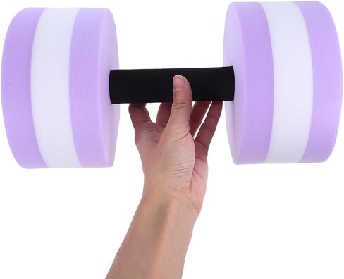 Totority Water Dumbbells 2Pcs Eva Foam Water Weights for Pool Exercise Aerobics Equipment Lightweight Buoyancy Resistance Fitness in Saudi Arabia