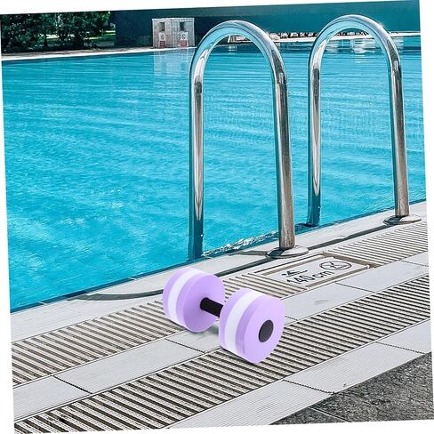 Totority Water Dumbbells 2Pcs Eva Foam Water Weights for Pool Exercise Aerobics Equipment Lightweight Buoyancy Resistance Fitness in Saudi Arabia