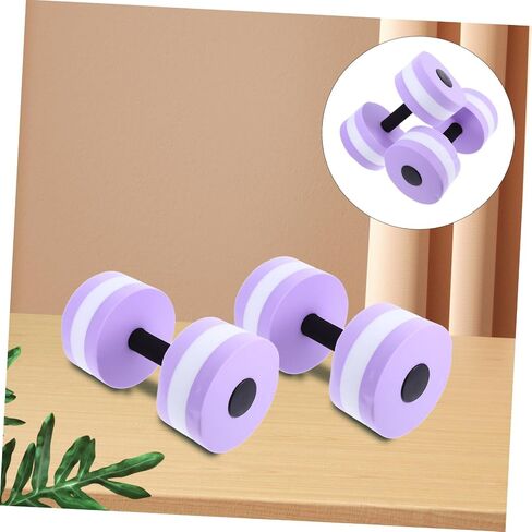 Totority Water Dumbbells 2Pcs Eva Foam Water Weights for Pool Exercise Aerobics Equipment Lightweight Buoyancy Resistance Fitness in Saudi Arabia