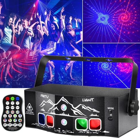 أضواء حفلات الديسكو - ضوء DJ ستروب صغير يعمل بالصوت، إضاءة LED محمولة لغرفة المنزل ولتجمع عائلة الكاريوكي in Kuwait