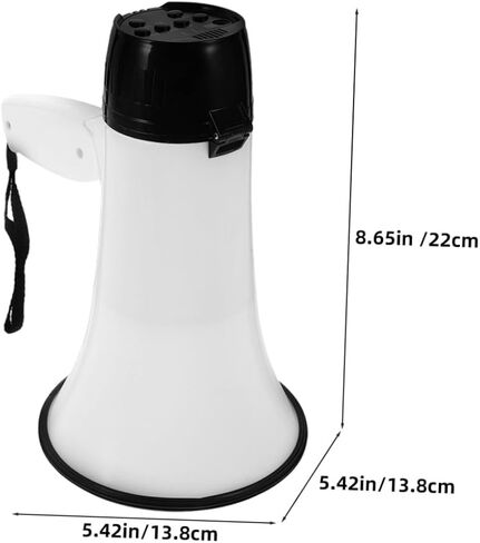 VICASKY Portable Handheld Megaphone Loudspeaker with Recording Function Plastic Small Size for Events Sports Cheerleading and Outdoor Use in Saudi Arabia