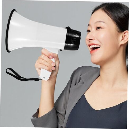 VICASKY Portable Handheld Megaphone Loudspeaker with Recording Function Plastic Small Size for Events Sports Cheerleading and Outdoor Use in Saudi Arabia