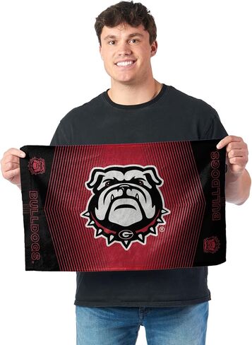 منشفة رياضية من الألياف الدقيقة من Northwest Georgia Bulldogs NCAA Hussle مقاس 24 × 42 بوصة in Saudi Arabia