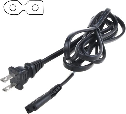AC Power Cord Outlet Socket Plug Cable Lead Compatible with The Singing Machine SML-383 SML-383P SML-383YP SML383YB Portable CD+G CDG Karaoke Player Machine in Saudi Arabia
