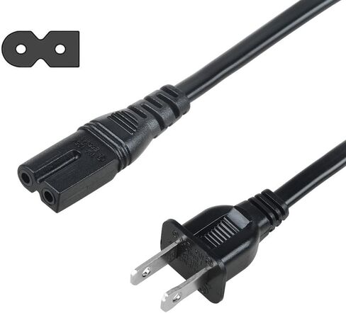 5ft AC Power Cord Outlet Socket Plug Cable Lead Compatible with The Singing Machine SML-383 SML-383P SML-383YP SML383YB Portable CD+G CDG Karaoke Player Machine in Saudi Arabia