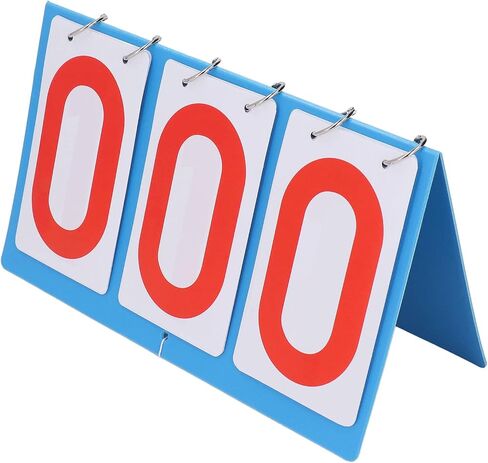 Portable 3 Digit Flip Scoreboard Multifunctional Score Keeper for Volleyball Basketball Table Tennis in Saudi Arabia