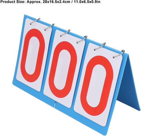Portable 3 Digit Flip Scoreboard Multifunctional Score Keeper for Volleyball Basketball Table Tennis in Saudi Arabia