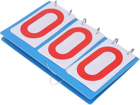 Portable 3 Digit Flip Scoreboard Multifunctional Score Keeper for Volleyball Basketball Table Tennis in Saudi Arabia