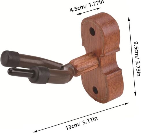 Wall-mounted Violin Hook and Viola Hanger Convenient Storage Solution for Violins Violas and Erhus Bow Hook Sturdy Space-saving Design for Home and Music Studios in Saudi Arabia