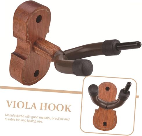 Wall-mounted Violin Hook and Viola Hanger Convenient Storage Solution for Violins Violas and Erhus Bow Hook Sturdy Space-saving Design for Home and Music Studios in Saudi Arabia